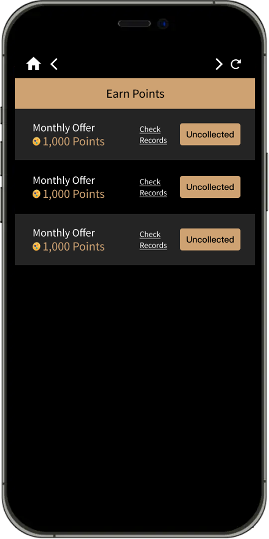 How to earn MoneyBack Points Step 2