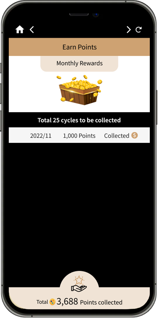 How to earn MoneyBack Points Step 4