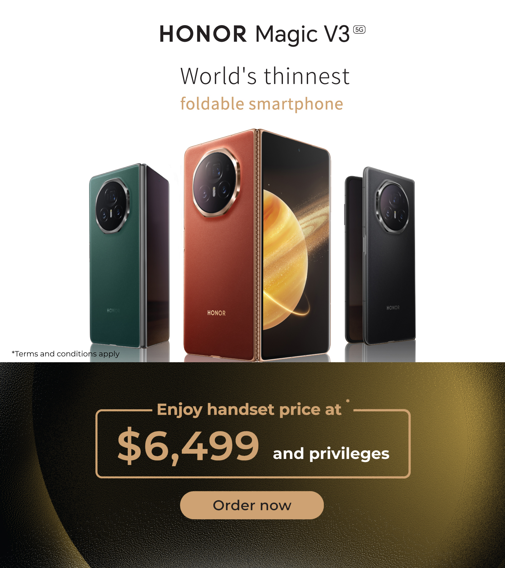 HONOR Magic V3 Specifications
