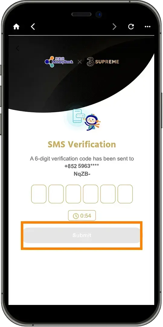link up MoneyBack App account step 5