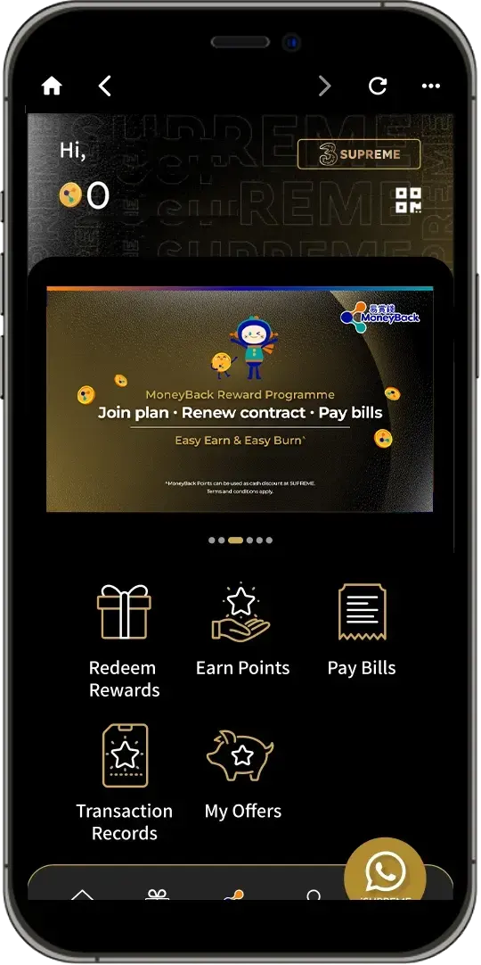 link up MoneyBack App account step 7
