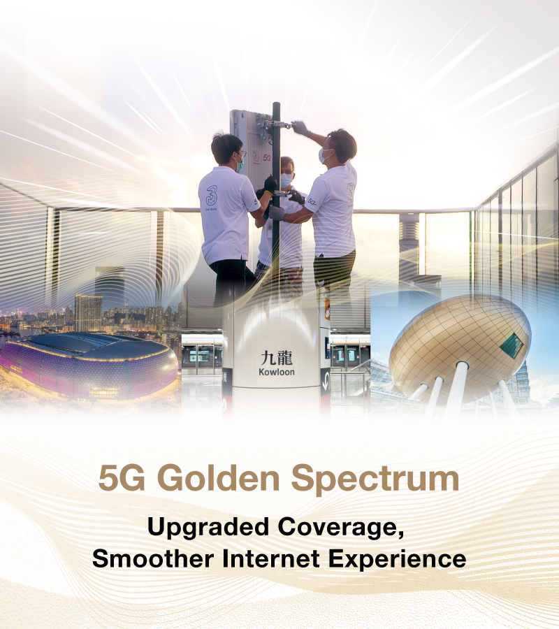 Over $3 billion inverstment in establishing the new era of 5G network.
