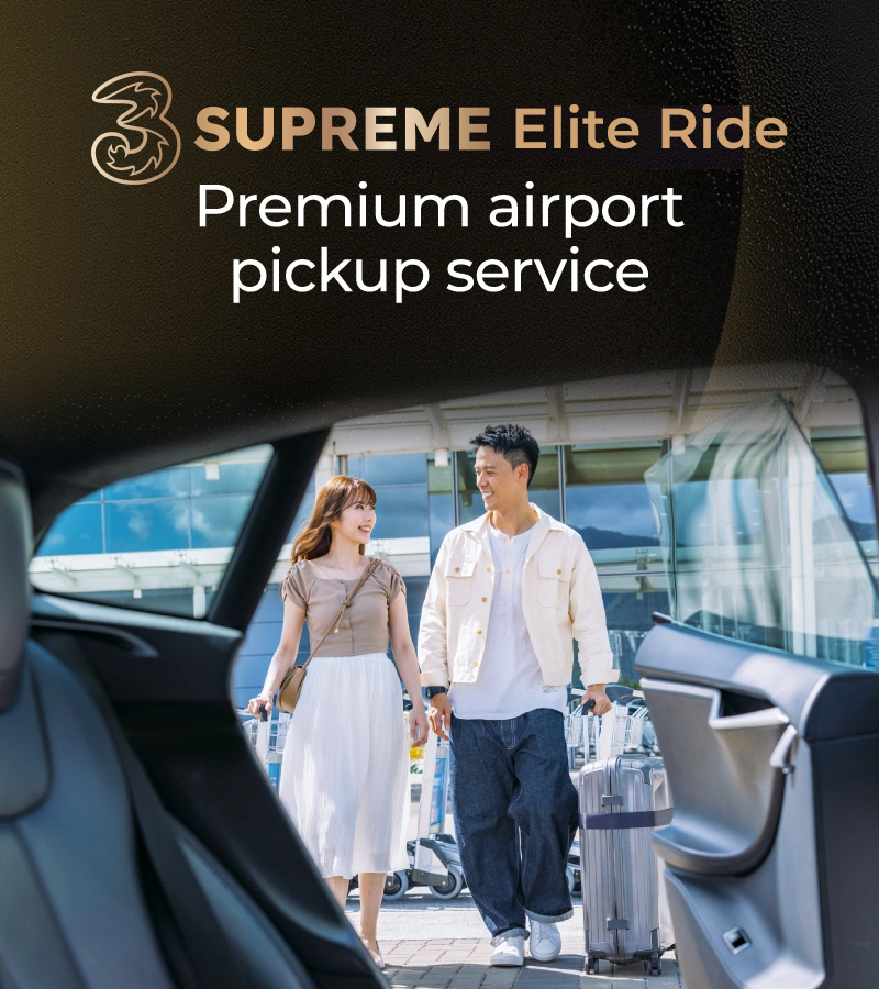 3SUPREME Elite Ride Airport Pick-up Service