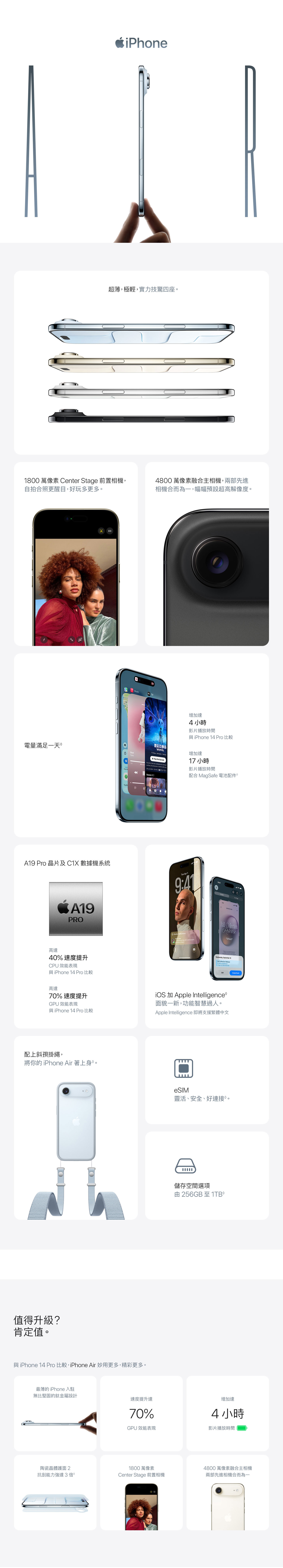 最新iPhone 17 Plus 及iPhone 17 帶來全新設計，包括全新安全偵測，A15仿生晶片、電池、相機系統鏡頭及升級Retina 顯示器等。